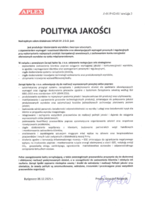 Polityka jakości 2025 rev.3
